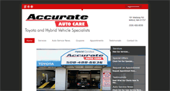Desktop Screenshot of accurate-autocare.com